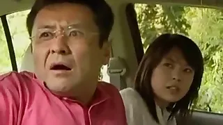 An asian woman gets raped outdoor by Psycho
